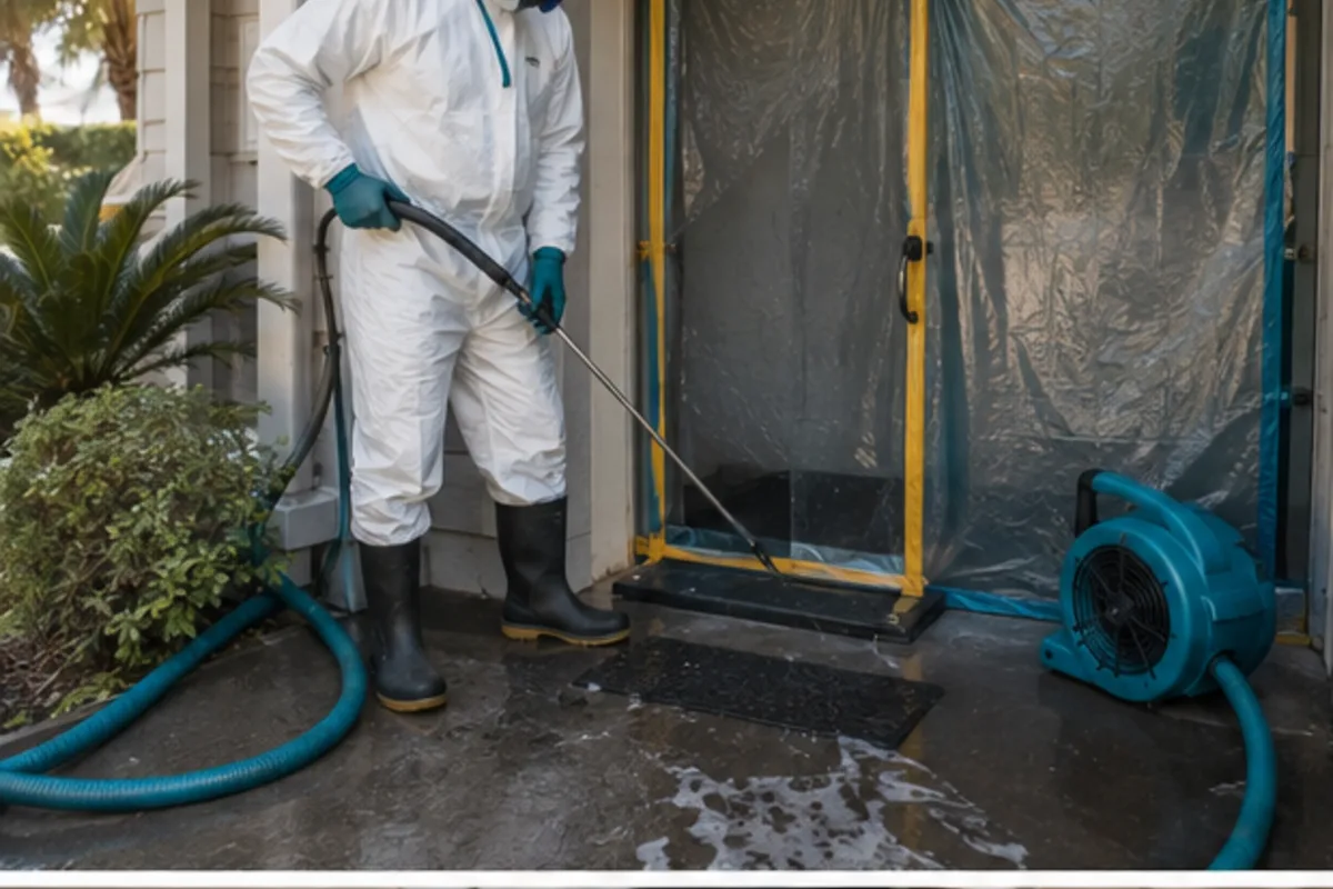 Sewage Backup Cleanup Houston for Isolation, Removal, Cleaning, and Handover