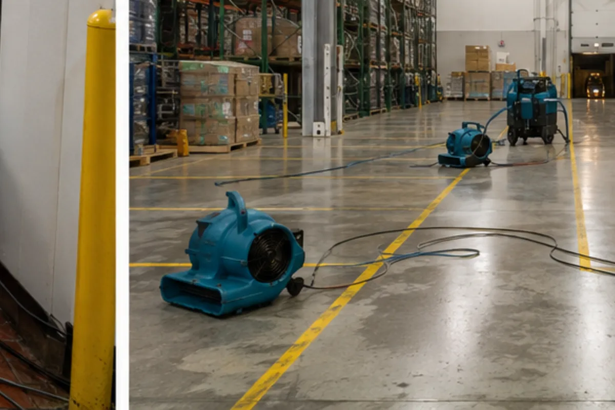 Warehouse and Commercial Water Damage Houston property coordination